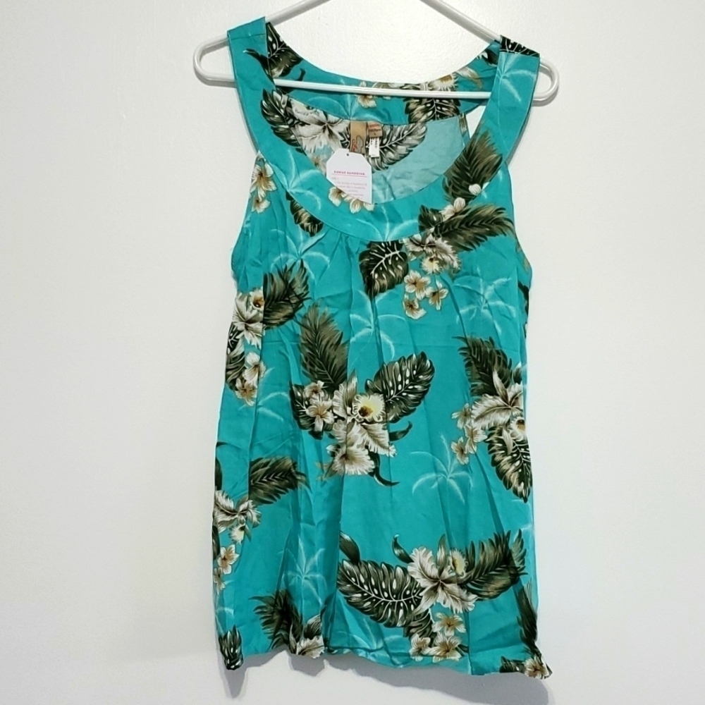 Size L Hawaii angovr floral tank​​​​​​